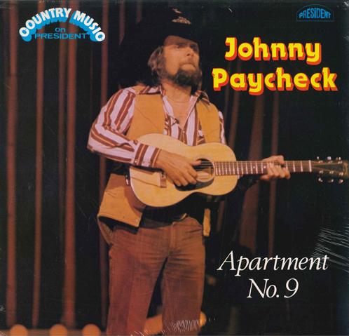 

LP Record JOHNNY PAYCHECK - Apartment No. 9 PRC100 President Recor 1980 UK Folk