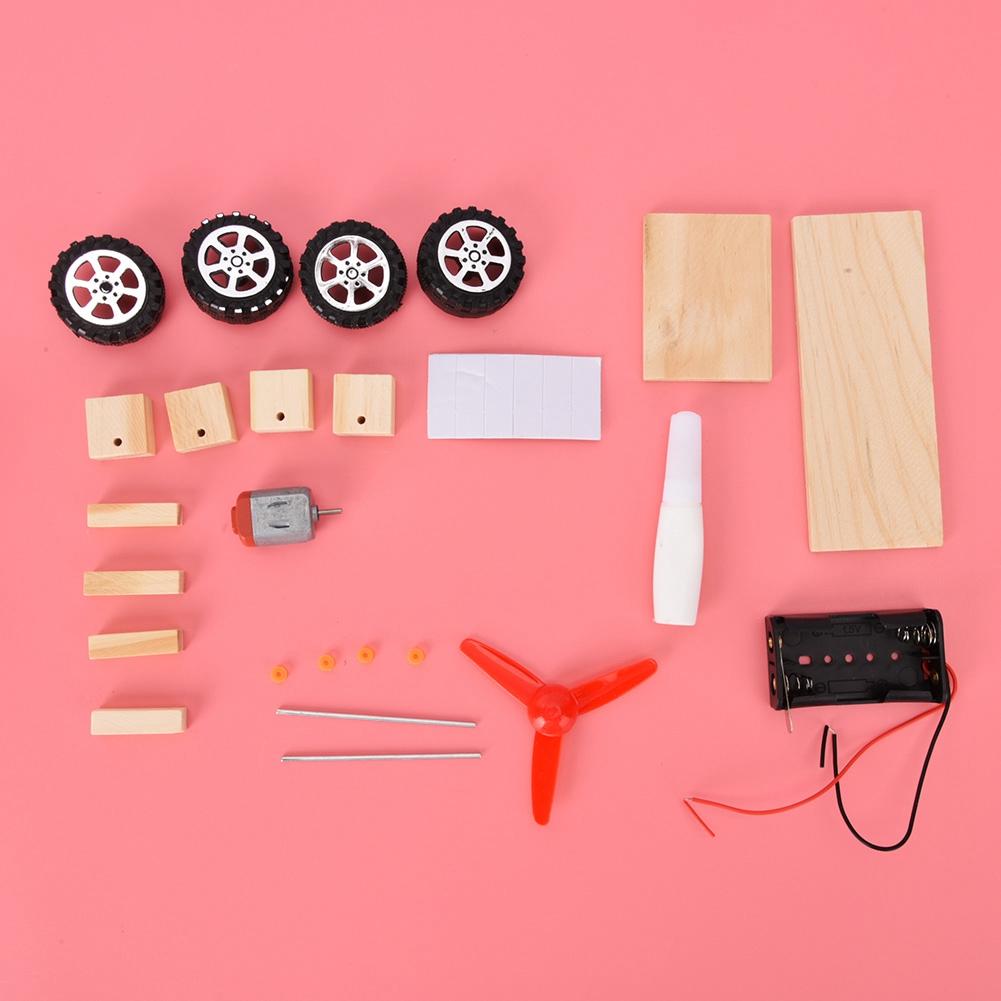 Juguetes de Experimentos Educativos DIY Niños Ciencia Física Ensamblando Juguete Modelo de Coche