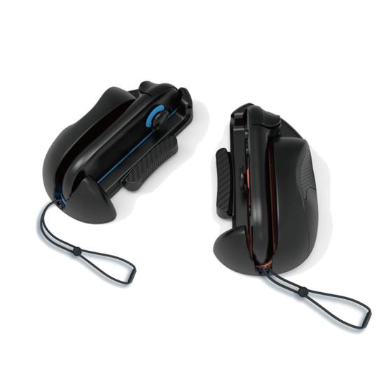 2Pcs Gaming Controller Mouse for Nintendo Switch 2 Joy-Con Mini Portable Ergonomic Hand Grip Mouse Left Right Gamepad Holder Gaming Accessories