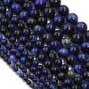 4 6 8 10 12mm Natural Stone Lapis Lazuli Tiger Eye Beads Round Loose Beads For Jewelry Making DIY Bracelets Necklace Accessories