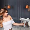 Icetek Negativer Ionen Haartrockner, 2000w Professioneller Haartrockner mit Diffusor Ionen für schnelles Trocknen Schneller Haartrockner mit 2 Heizstufen / 3 Geschwindigkeiten/Kühltaste