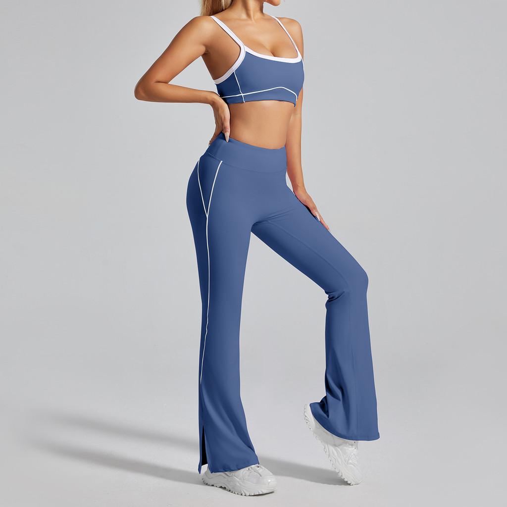 Abstract Sportswear Set For Women With Quick Dry Fabric Perfect For Running And Fitness Activities