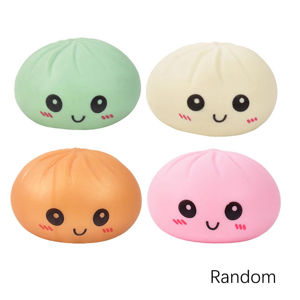 

Steamed Stuff Bun Anti-Stress Ball Fidgets Toy Dumpling Squishies Soft Slowing Rebound Foam Toy Ultra-Soft Decompression