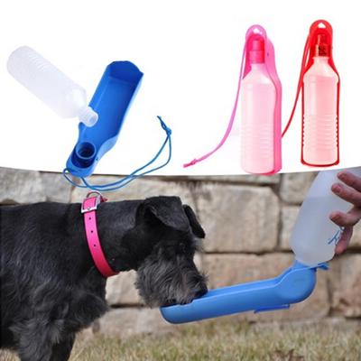 250ML Dog Travel Sport Water Bottle Outdoor Feed Drinking Bottle Pet Supply Portable