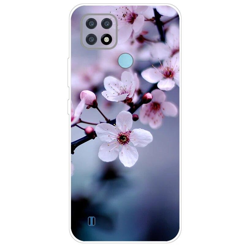 Realme C21 Hülle 6.5'' Klar Silikon Fudnas Weiche TPU Hülle Für Realmi C21 2021 Hülle C 21 Handyhüllen Rückseite RealmeC21 Bumper