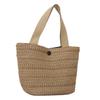 Straw Woven Large Capacity Temperament Handbag New Summer Fashion Casual Bag Popular One-shoulder Bucket Bag