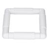4pcs Embroidery Frame Durable Light Slick Compact White DIY Sewing Tools for Home Use