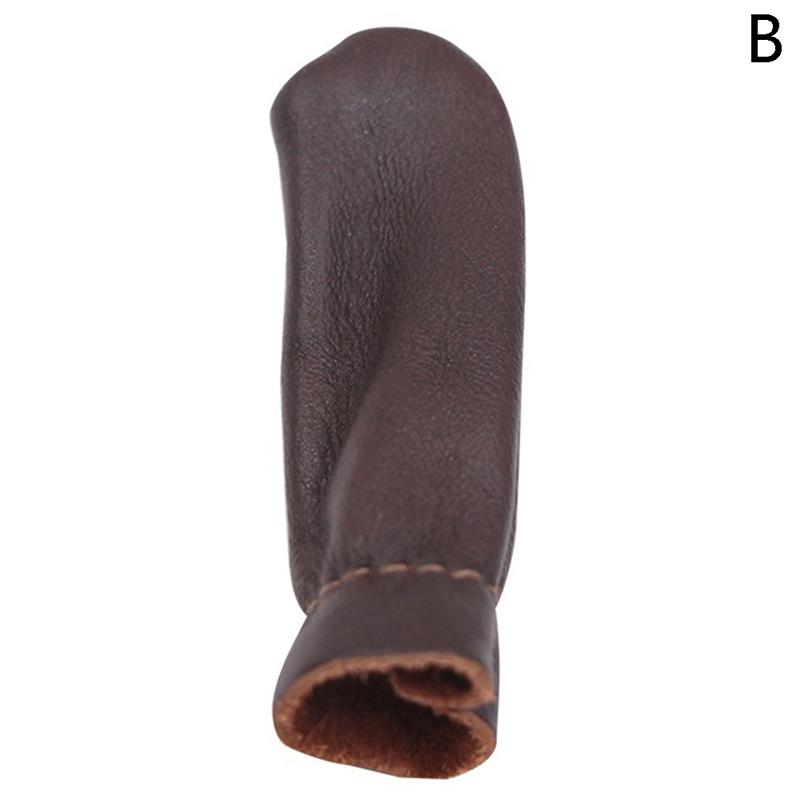 

1pc/1pair Safe Leather Needle Felting For Thumb Index Finger Protector Thimble Protection Guard Hand Craft Embroidery Tools