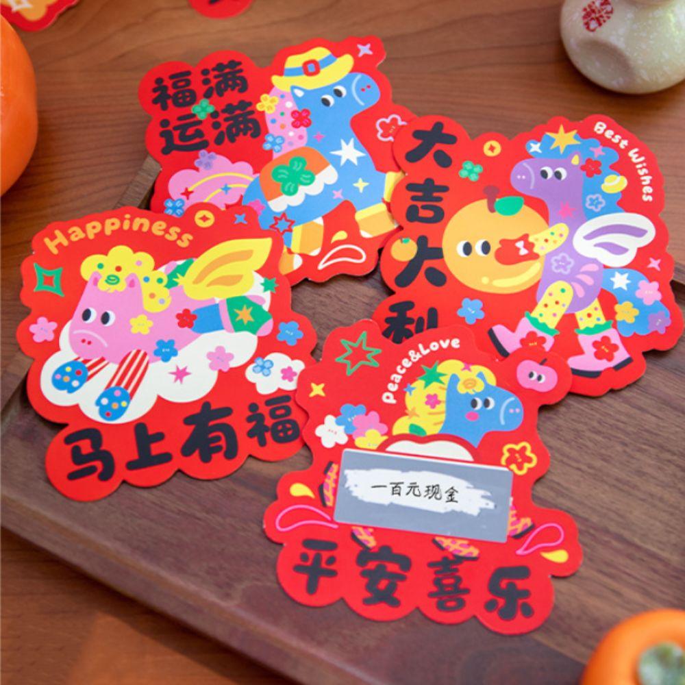 30pcs Anniversary Scratch-off Cards Cartoon Surprise Lucky Cards Cute Vouchers Tickets Decoration
