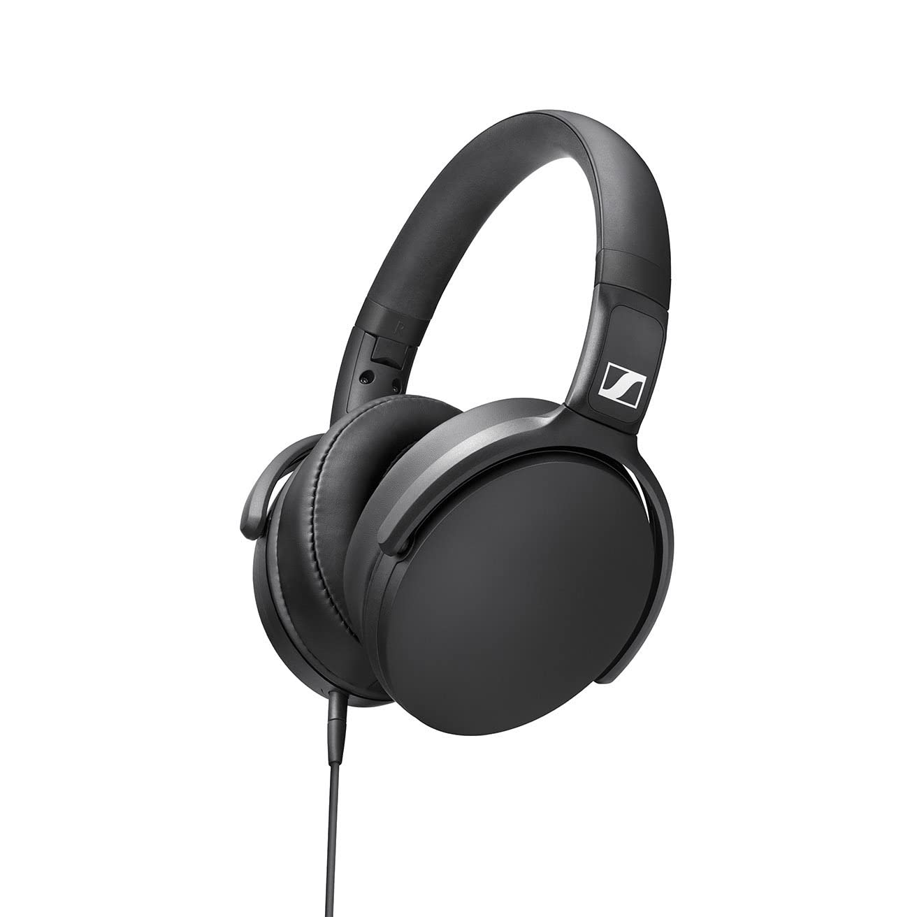 

Sennheiser HD 400S Wired with Smart Durable Foldable and Compact Headphones, Closed-Back, Remote, Design, Lightweight, чёрный
