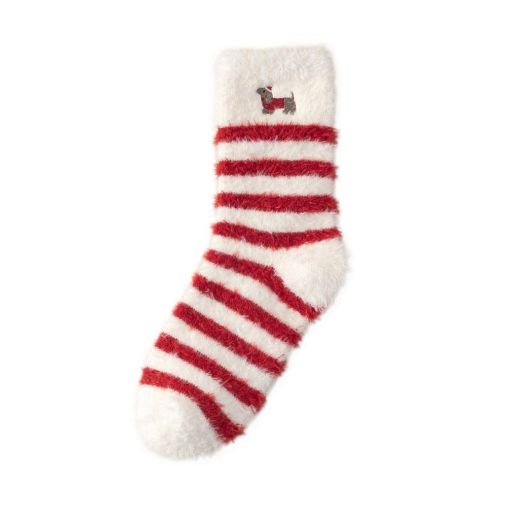 Puppy Dog Thickened Floor Socks Christmas Tree Sleeping Slipper Socks Indoor