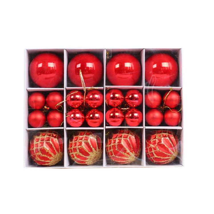 Christmas Tree Decorations Bauble Balls Set Hanging Ball Ornaments Decor Bell