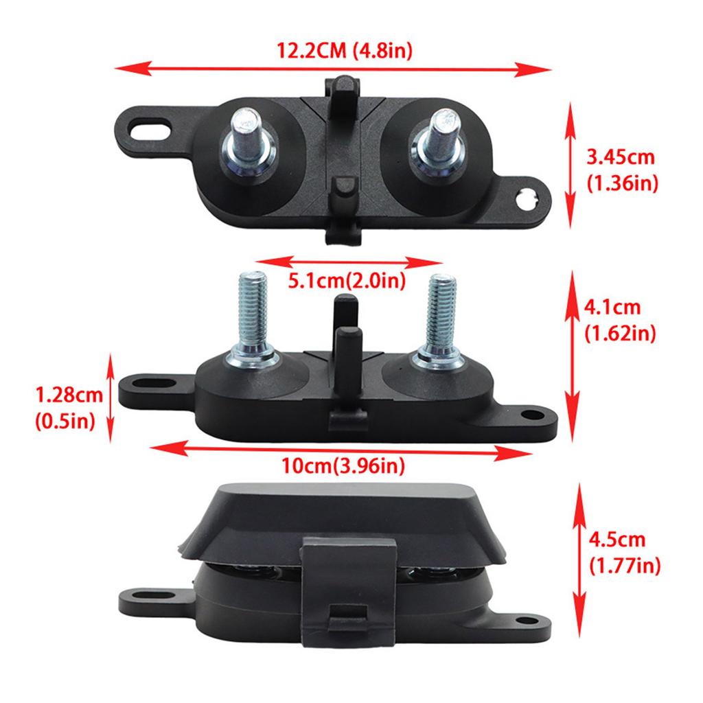 Automotive Circuit Breaker Box Shockproof Housing Tool Free Car Fuses Box Upgrades Suitable for Car Bike Modifications