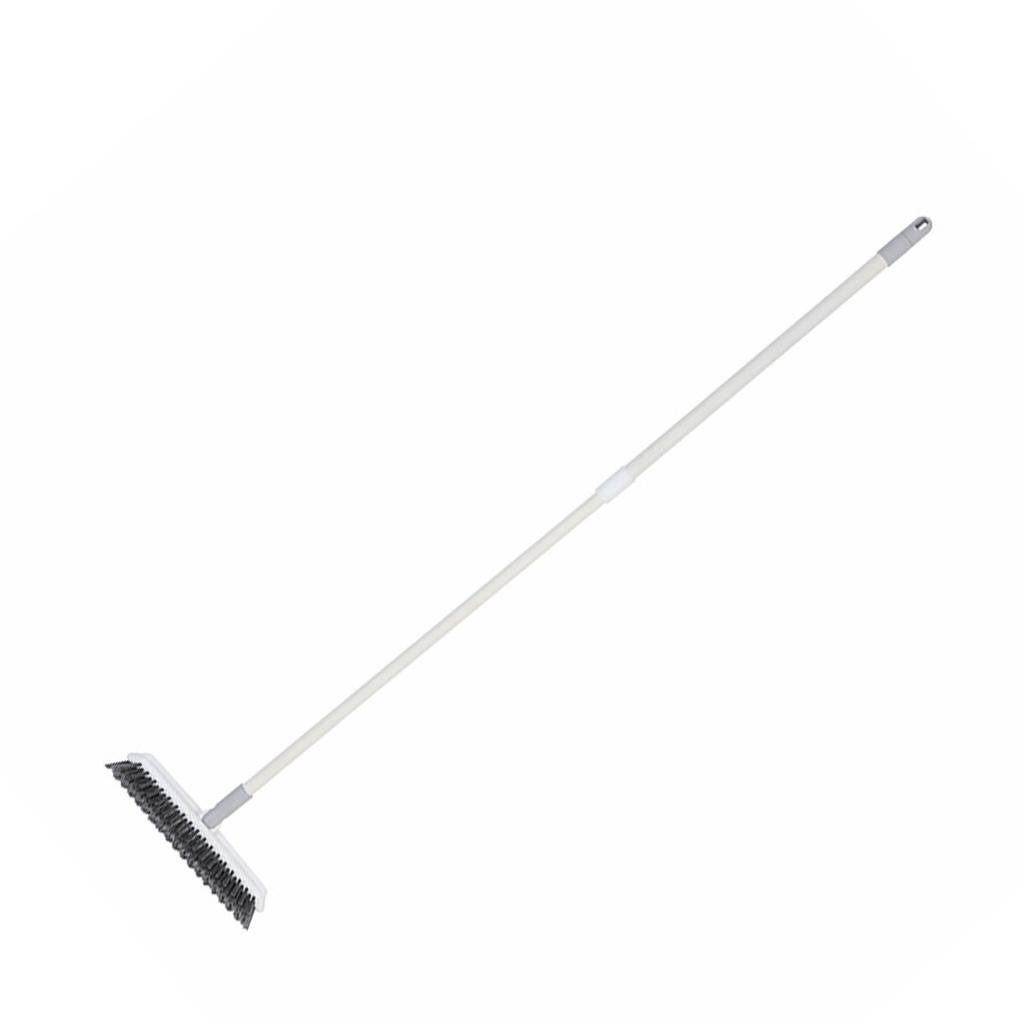 Scrub Cleaning Brush Deep Cleaning Extendable Floor Brush Scrubber for Bathtub Shower Bathroom Gray