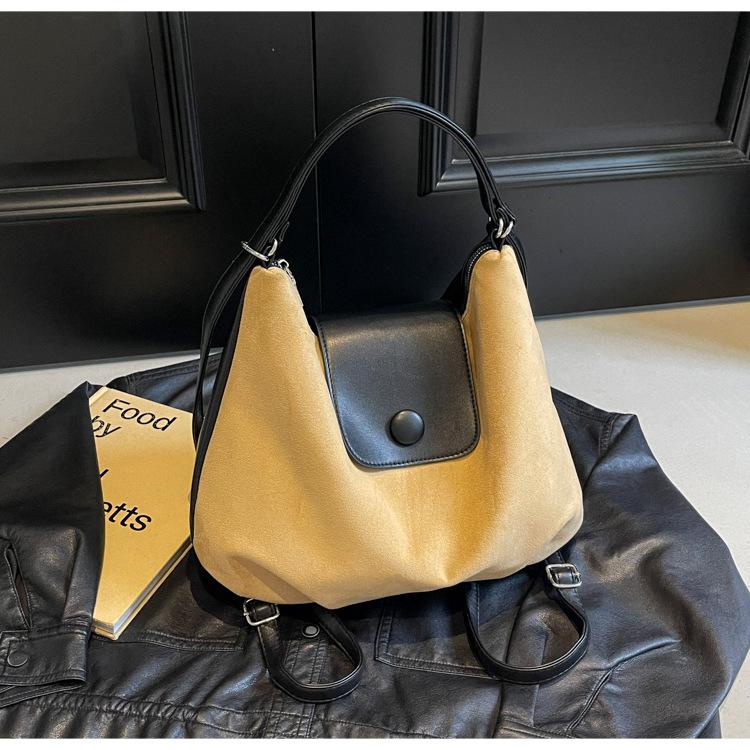 

Сумка-тоут для отдыха и поездок на работу, женская, большой вместимости, новинка 2024 года, осенне-зимний универсальный многофункциональный рюкзак через плечо хаки