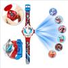 Kids Mickey Watches For Girls 3D Projection Frozen Elsa Minnie Digital Children Clock School Gift Relogio Infantil