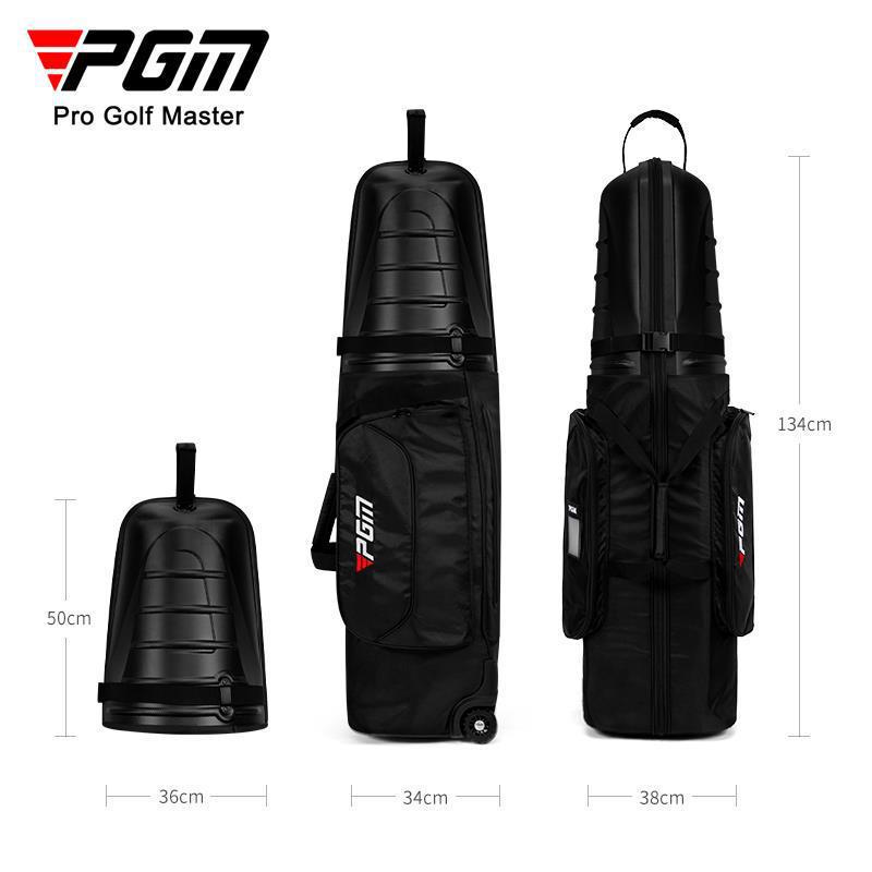 Borsa da Viaggio Rigida PGM Golf con Ruote - Unisex Anti-Collisione per Check-in in Aereo