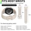 Replacement Strap For Samsung Galaxy Watch 7/6/5/4/FE 44mm 40mm Strap Silicone Watchbands Correa For Galaxy Watch 7 Bracelet
