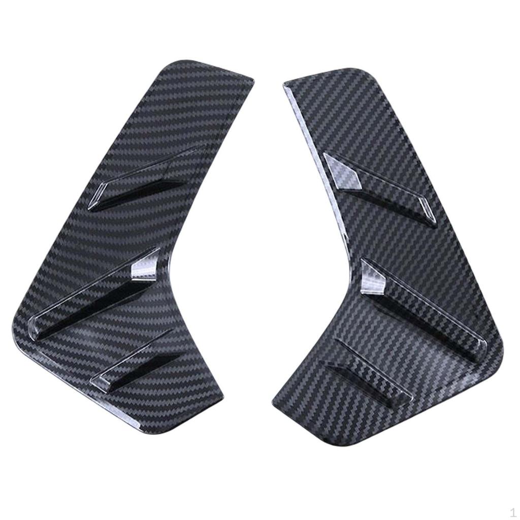 2 Pieces Rear Fog Lamp frame Stickers Eyebrow Cover for Yuan Plus Spare Parts