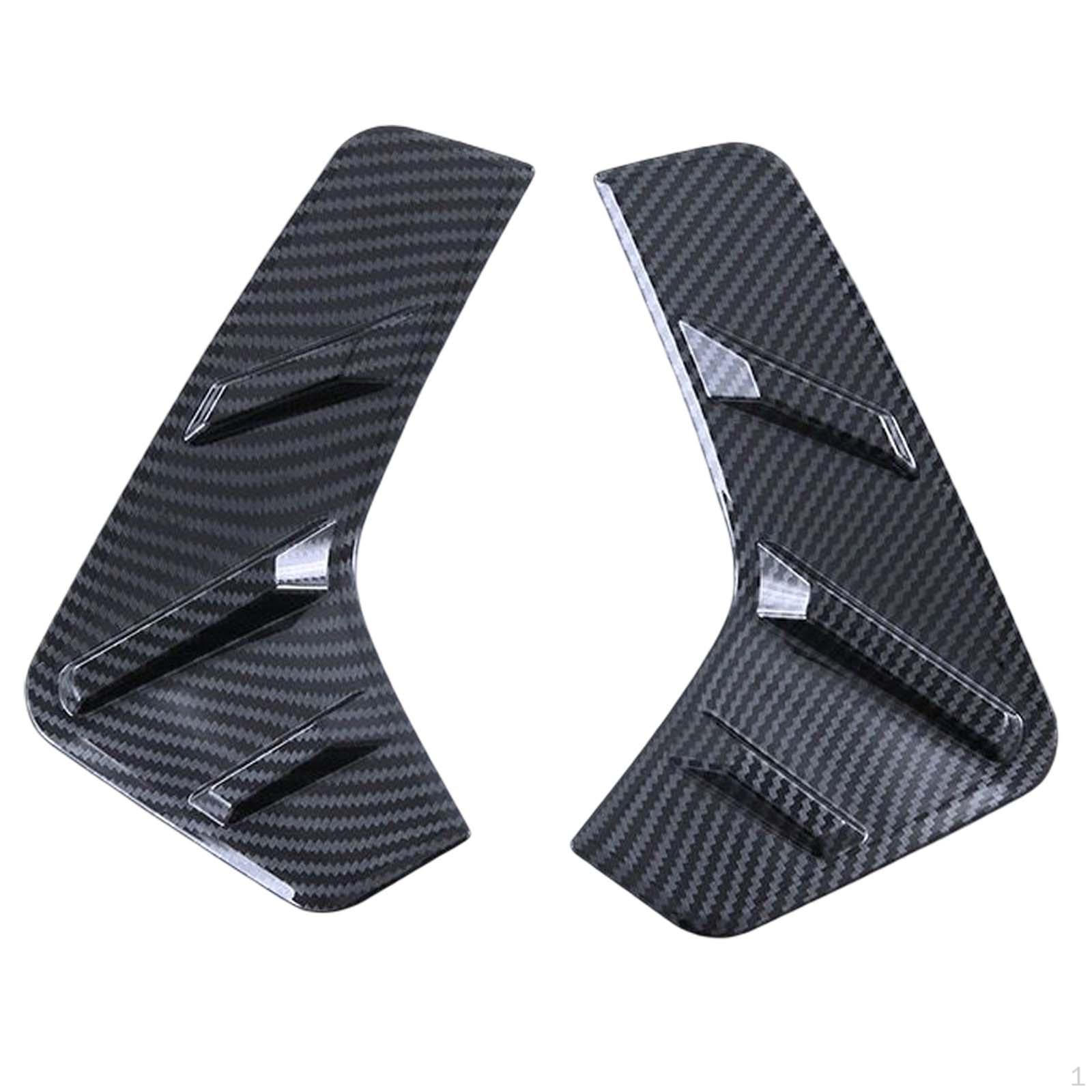 

2 Pieces Rear Fog Lamp frame Stickers Eyebrow Cover for Yuan Plus Spare Parts