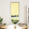 VidaXL Store enrouleur occultant jaune largeur du tissu 55,7 cm, store de jour et de nuit, store de cuisine, store enrouleur 4012030