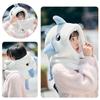 Shark Plush Warm Ear Protection Caps Winter Full Face Mask Hat Head Neck Cover