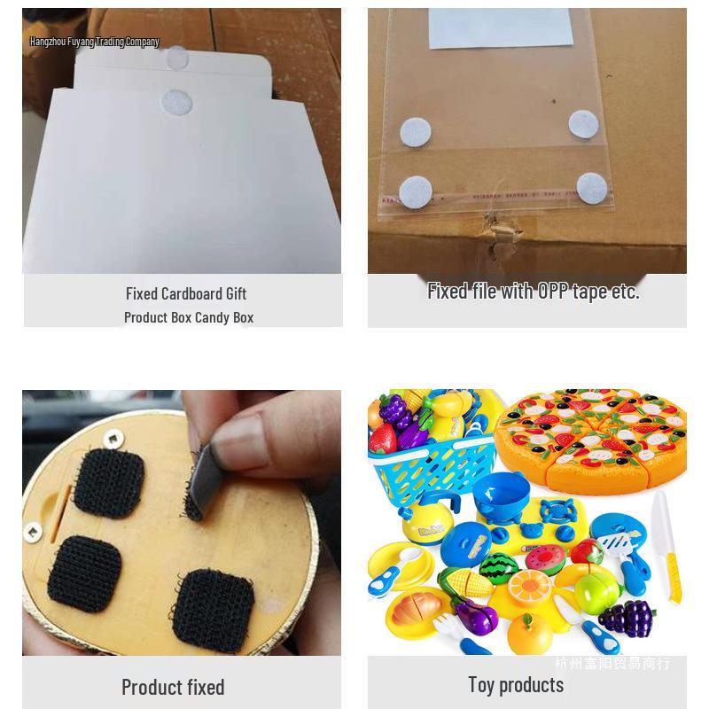 Wiederverwendbare Klebende Runde Klettverschluss-Punkte für Kindergartenbasteln und Wandaufkleber