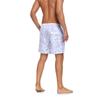 Men's Double-Layer Printed Beach Shorts Drawstring Swim Trunks