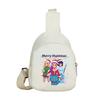 K-Pop Dämonenjäger Bedruckte Kawaii Brusttasche für Jungen Mädchen Umhängetasche Student Tragbar Crossbody-Tasche Brusttasche Weihnachten Kindergeschenk