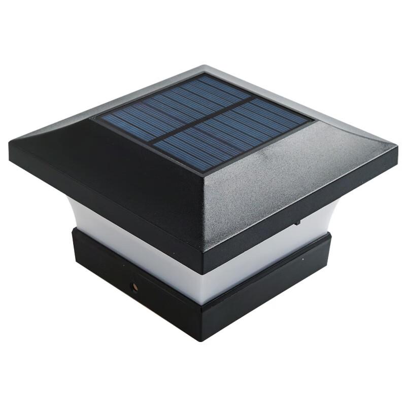 Solar 6-LED Warm White Pillar Light