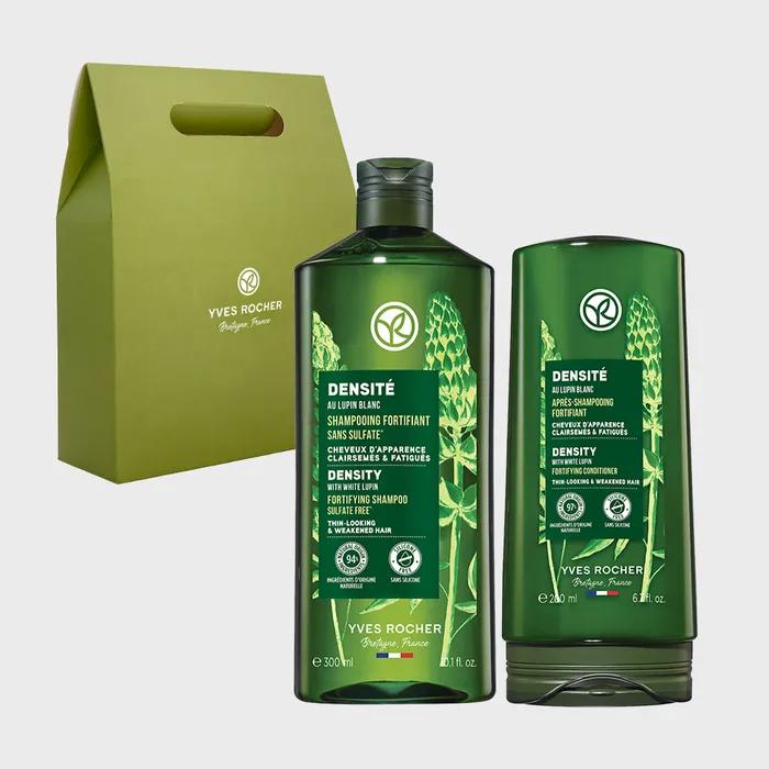 

Набор для ухода за волосами Yves Rocher из 2 предметов (шампунь + кондиционер) Density SET