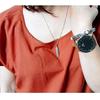 [Jurais] Hawaiian Jewelry Surfboard Necklace for Women and Men - Birthday Gift, Anniversary Gift, Yellow Gold