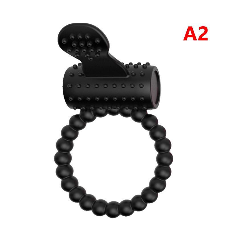 Delayed Ejaculation Cock Penis Ring Soft Silicone Adult Sex Toys Dick Penis Vibrators Ejaculation Cock Ring Vibrating For Men