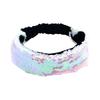 Women Headband Reversible Shiny Sequins Headband Elastic Hair Fixing Decoration Decorative Hair Accessories