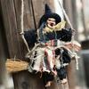Party Decoration Home Door Bar Club Decor Witch Dolls Halloween Hanging Ghost Haunted House Props