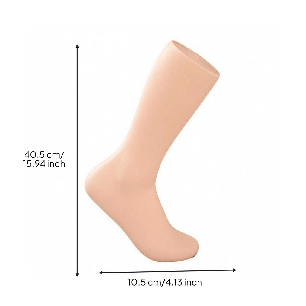 Sock Display Mannequin Sturdy Photography Prop Versatile for Retail Counters