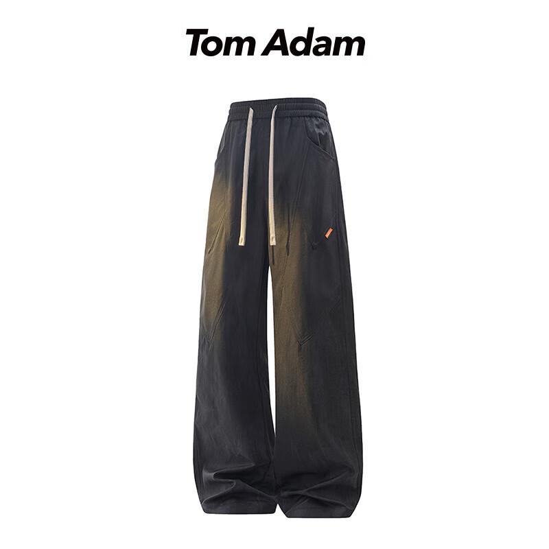 TOM ADAM American Retro Tie-Dye Wide-Leg Casual Pants