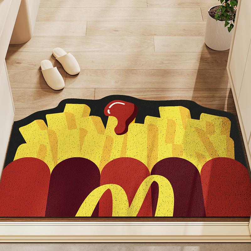 

Мультяшный Креативный Форма Скребущий Пыль Пыль Входная Дверь Коврик для Пола Проволочное Кольцо Бытовой Износостойкий Входной Противоскользящий Коврик 60*90cm