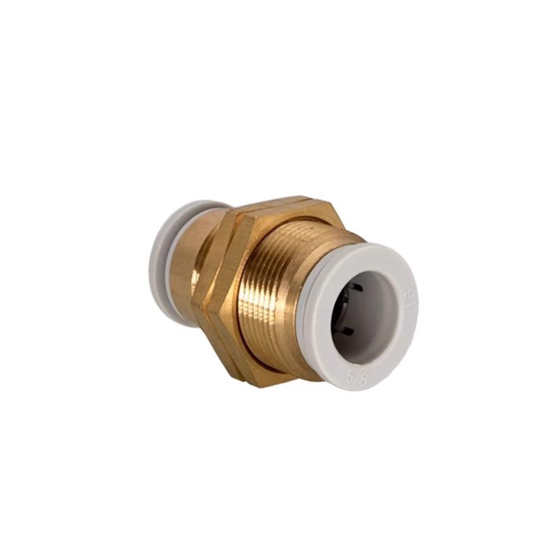 SMC Pneumatic Through-Panel Bulkhead Straight Connector KB2E/KQ2E Series