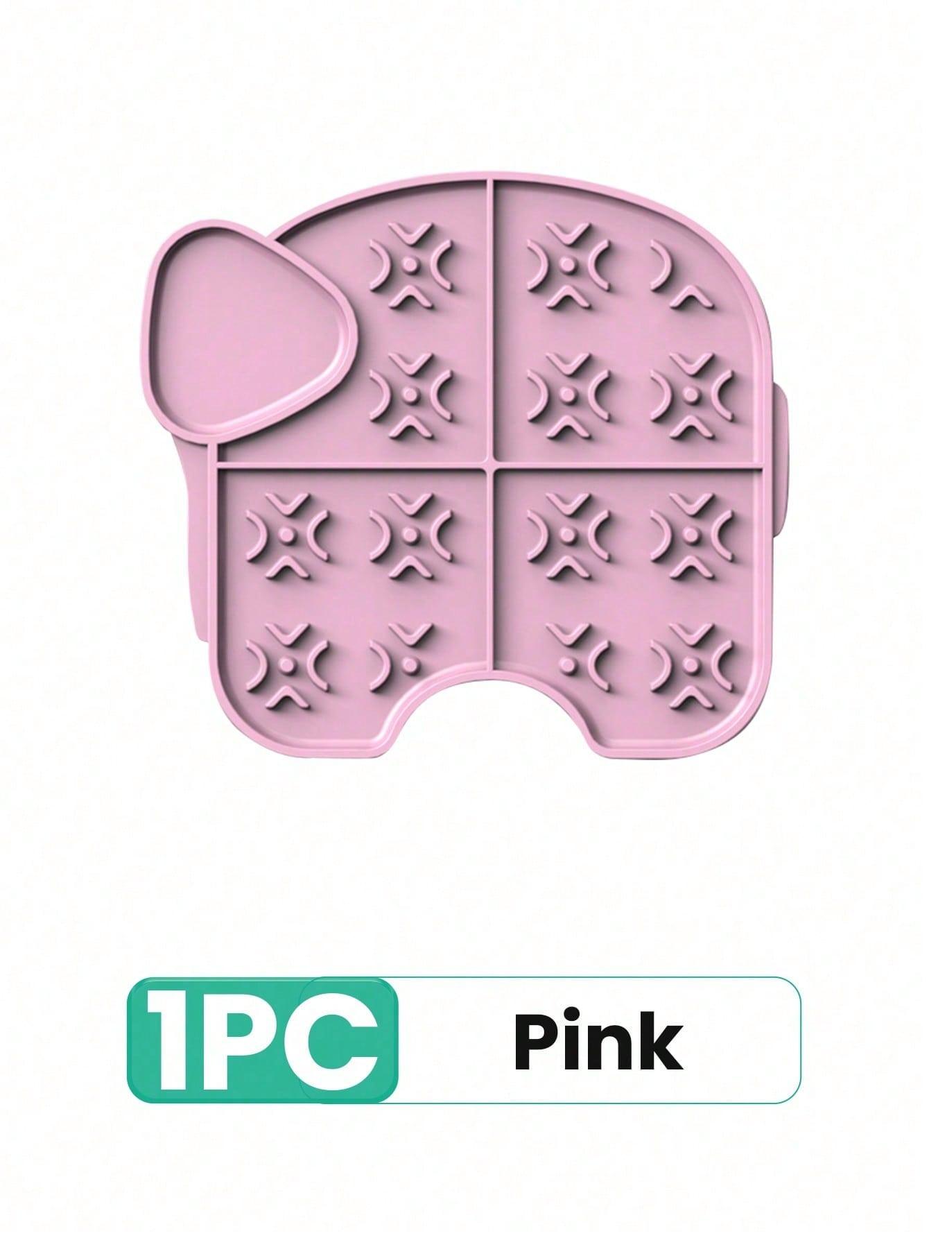 

1шт коврик для лизания Slow Food для собак и кошек, миска для еды ESlow Food для собак, йогурт, арахисовое масло, подставка для кошачьего обеда M розовый