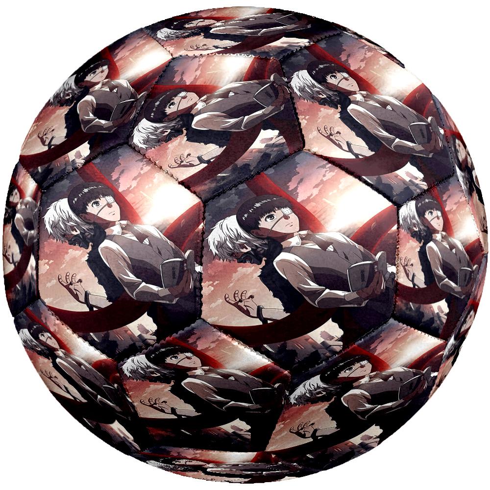 Tokyo Ghoul Theme Size 5 Soccer Ball, Suitable for Both Indoor and Outdoor Matches, a Gift Suitable for Everyone.