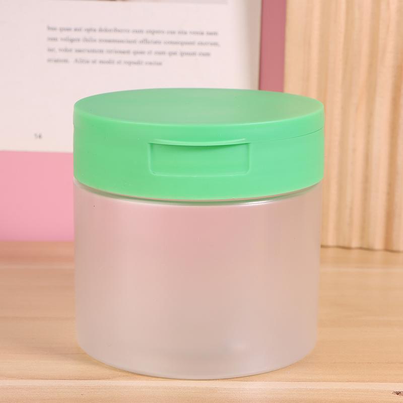 250/300/350 Ml Makeup Remover Cotton Cream Jar Lid Body Lotion Scrub Jar Cosmetic Container Travel Portable Bottle With Tweezers
