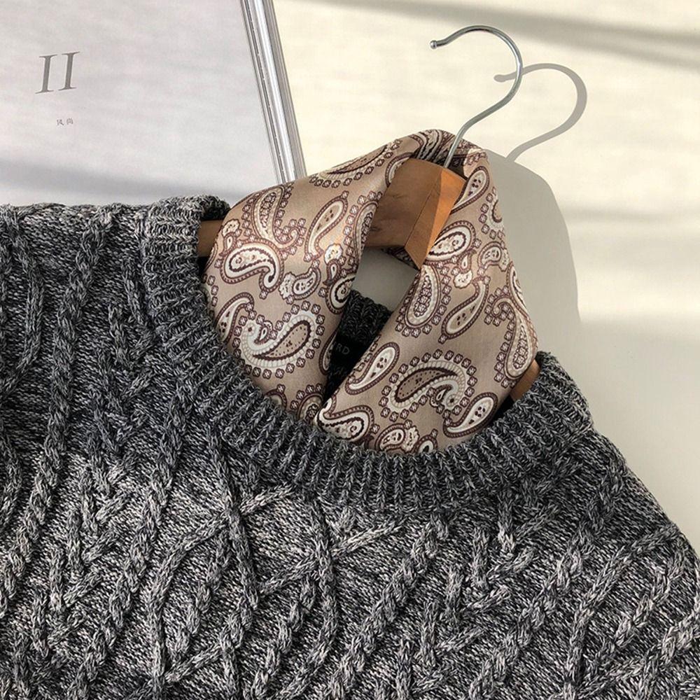 Clothing Accessories Headscarf Printing Korean Style Scarves Female Shawl Silk Scarf Printed Scarf