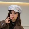 Schimmerndes Silber Rechtzeitiger Hut Für Feiern Theateraufführungen Atmungsaktives Design Leicht Praktisch Polyester