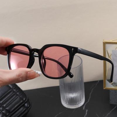 Okulary przeciwsłoneczne w stylu vintage retro Mężczyźni Kobiety Kwadratowy kształt Ochrona UV Okulary przeciwsłoneczne projektanta Kobiety Jazda Pieszak Mężczyzna Okulary przeciwsłoneczne