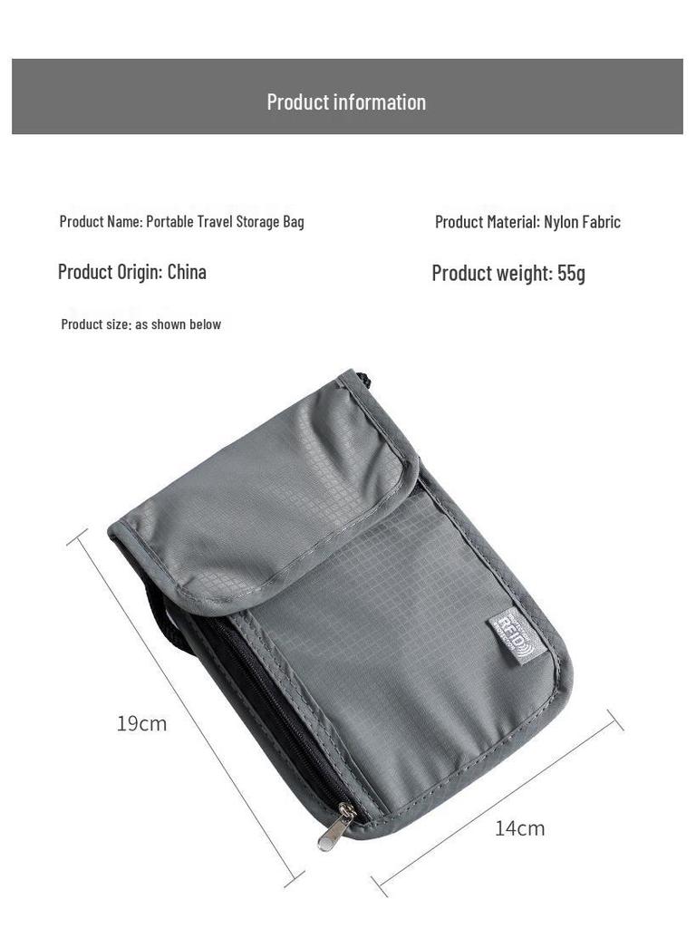 Waterproof Anti-Theft Passport Holder & RFID Shielding Pouch for Phones and Keys