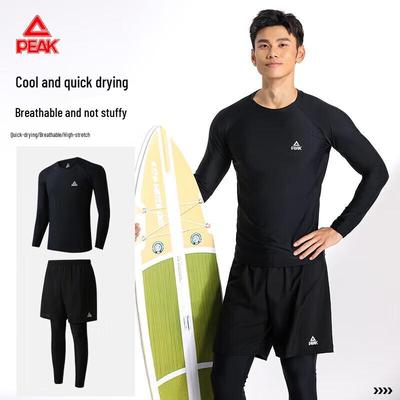 Peak Herren Neoprenanzug mit langen Ärmeln und geteiltem Design & Badeshorts Set