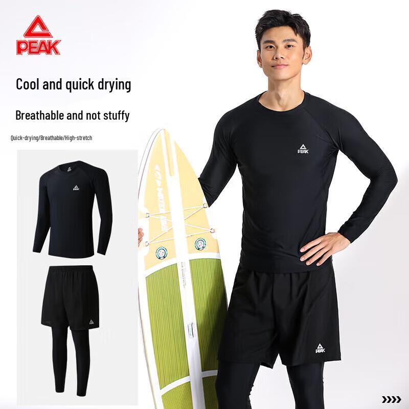 Peak Men s Long Sleeve Split Wetsuit & Swim Trunks Set 3XL