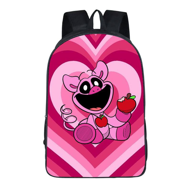 Smiling Critters Horror Bobby Smiling Animals Student Bag Kids Backpack