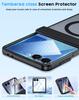 Per Motorola Razr 60 Ultra Custodia Rigida Trasparente cerniera centrale Ricarica wireless magnetica Protezione Cover Posteriore Per Razr 60 Guscio